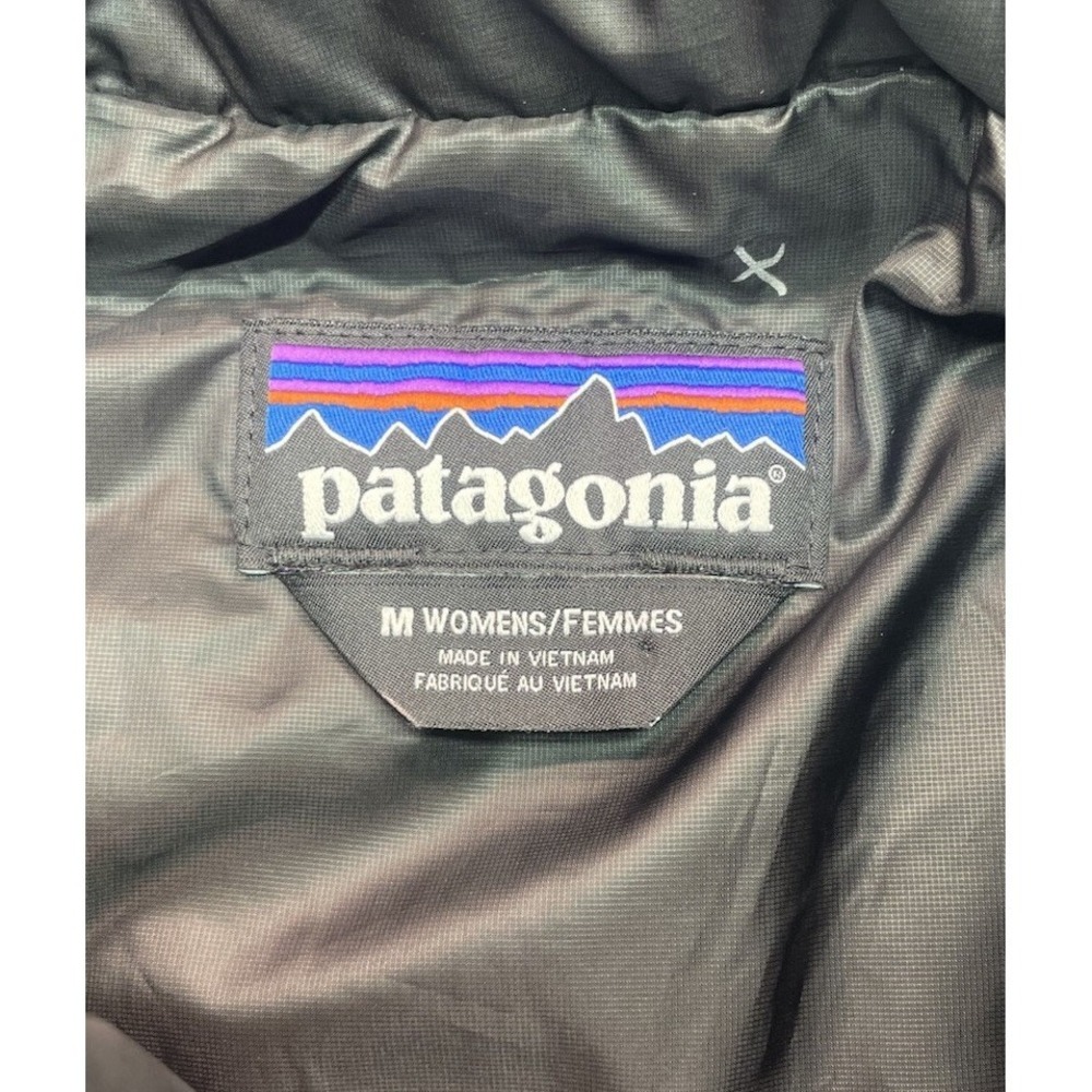 Patagonia Nano Puff Jacket Women's M Black Insulated Zip Front Logo - Picture 9 of 11